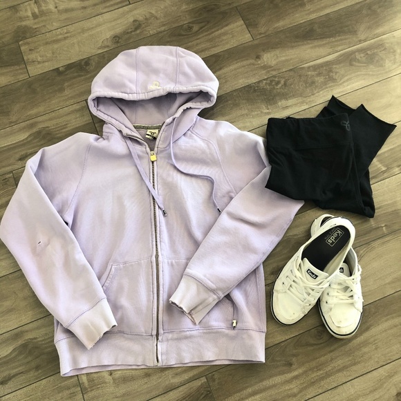 TNA Purple Zippered Hoodie - Picture 1 of 6